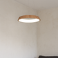 HDC WoodHalo Natural Grain LED Pendant Light For Living Room