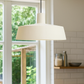 HDC Minimalist White Dome Modern Pendant Light For Living Room