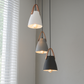 HDC 3-Head Leather Strap Modern Nordic Pendant Light For Living Room