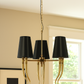 HDC Black & Gold Elephant Tusk Modern Pendant Light for Living Room