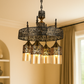 HDC 5-Head Crystal Shade Chandelier For Living Room