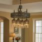 HDC 5-Head Crystal Shade Chandelier For Living Room