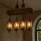 HDC Imperial Vintage Style 4-Pendant Linear Chandelier