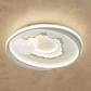 HDC Lunar Aura Halo Modern Moon Glow Panel LED Ceiling Light