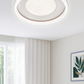 HDC Luxury Frosted Halo Panel Crystal Crown LED Ceiling Light
