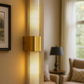 Hdc 18W Gold Mesh LED Wall Light  for Living Room, Bedroom & Hallway