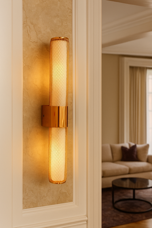 Hdc Modern Rose Gold Wall Light – Premium Cylindrical LED Wall Lamp