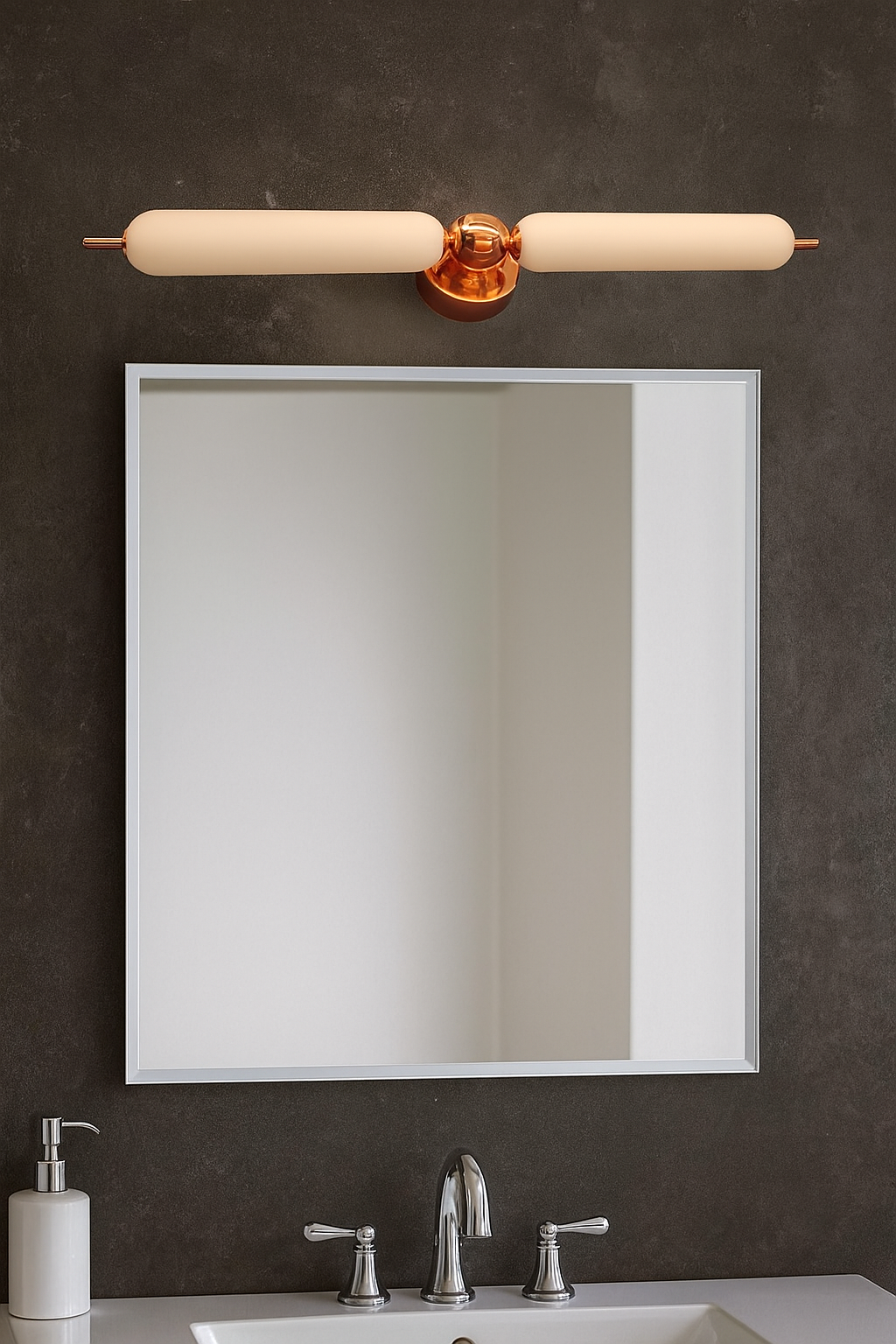 HDC 18W Rose Gold Double-Cylinder Designer Wall Light