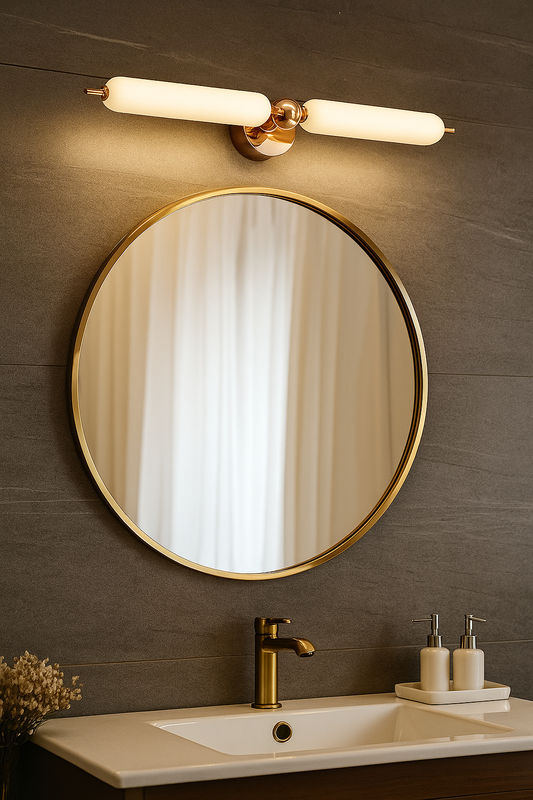 HDC 18W Rose Gold Double-Cylinder Designer Wall Light