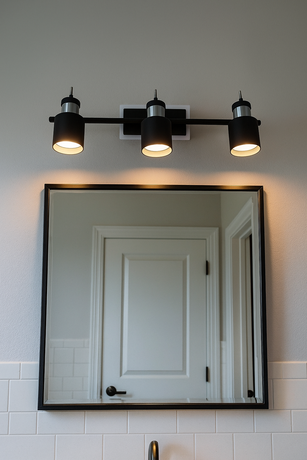 HDC Tri Focus 3×6W Gold-Black Modern Adjustable Spotlight Bar Wall Light