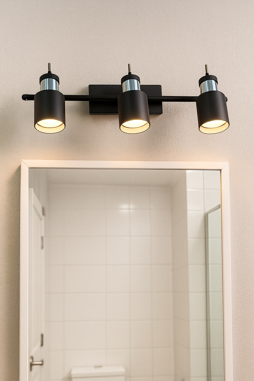 HDC Tri Focus 3×6W Gold-Black Modern Adjustable Spotlight Bar Wall Light