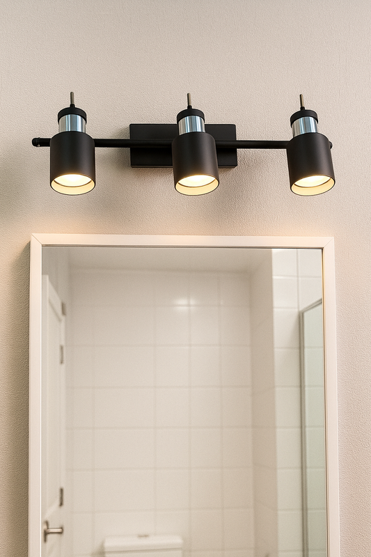 HDC Tri Focus 3×6W Gold-Black Modern Adjustable Spotlight Bar Wall Light