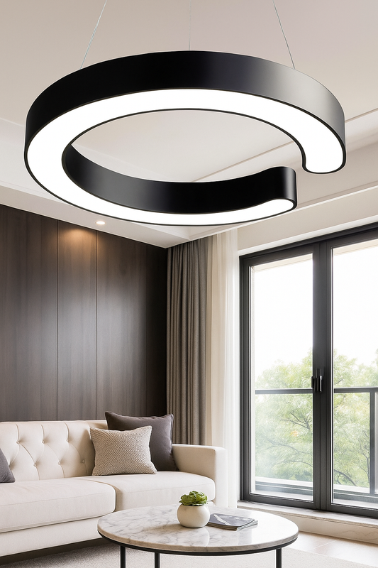HDC Arc Glow Modern Circular LED Pendant Light