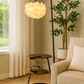 HDC Feather Glow Dual-Shelf Floor Lamp For Living Room