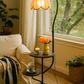 HDC Vintage Bloom Multi-Tier Floor Lamp With Dual Shelves For Living Room