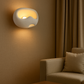 HDC Stone Bowl Abstract Resin LED Wall Light For Living Room