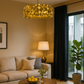 Hdc 400mm Golden Circular Plates Modern Chandelier