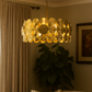 Hdc 400mm Golden Circular Plates Modern Chandelier