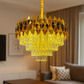 HDC Imperial Radiance 400MM Crystal Crown LED Chandelier For Dining & Living Room