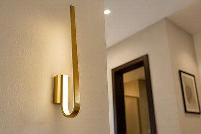 HDC Slim Line Curve LED Minimalist Vertical Wall Light For Bedroom, Living Room- Tricolor