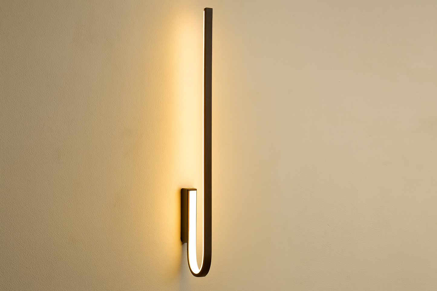HDC Slim Line Curve LED Minimalist Vertical Wall Light For Bedroom, Living Room- Tricolor