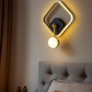 HDC 14W Gold Square Shape LED Wall Lamp - Tricolor