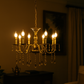 HDC 8 Lights Elegant Classic Metal Italian Chandelier For Living Room