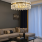 Hdc 550/750mm Drum Shape Crystal Chandelier Pendant Lights