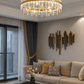 Hdc 550/750mm Drum Shape Crystal Chandelier Pendant Lights
