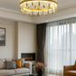 Hdc 550/750mm Drum Shape Crystal Chandelier Pendant Lights