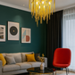 Hdc 600/800mm Light luxury modern chain tassel living room dining room chandelier villa lamps