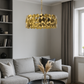 Hdc 400/600mm Golden Circular Plates Modern Chandelier For living Room