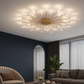 HDC 28 Lights Gold Body Acrylic Led Chandelier Ring For Living Room Lamp - Warm White
