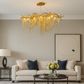 Hdc 1200mm Light luxury modern chain tassel living room dining room chandelier villa lamps