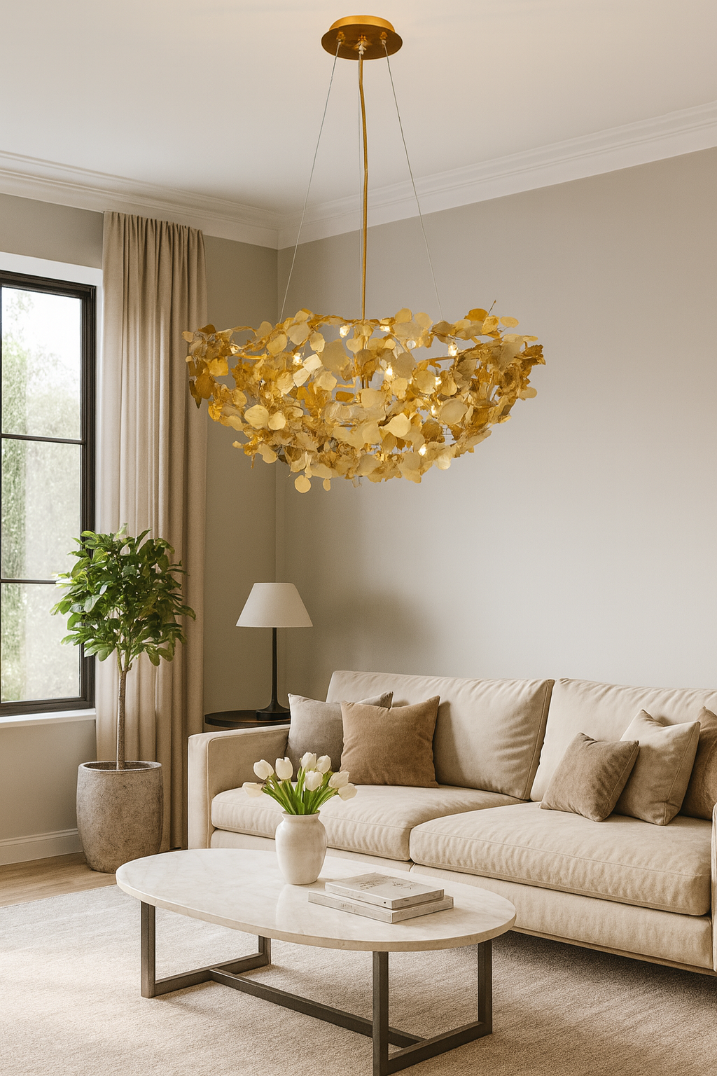 HDC 600mm Nordic Modern Bird Nest Chandelier