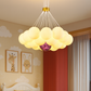 Hdc 18+1 Morden LED Lunar Ceiling Chandeliers 3D Ball Pendant Lights for Living Children's Room Bedroom Hanging Lamps Home Decor Lustre