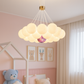 Hdc 18+1 Morden LED Lunar Ceiling Chandeliers 3D Ball Pendant Lights for Living Children's Room Bedroom Hanging Lamps Home Decor Lustre
