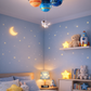 Hdc Space Planet Ceiling Light for Kids Room Astronaut & Solar System Theme LED Flush Mount | Decorative Nursery & Kids Bedroom Ceiling Lamp