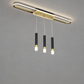 Hdc 3 Lights Modern Acrylic Ceiling Track Light With Adjustable Length Pendant Lamp Black Hanging Light