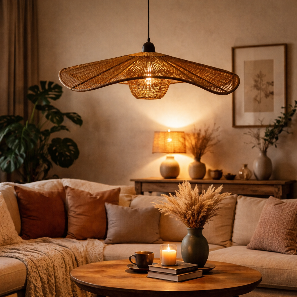 HDC Sculptural Designer Handcrafted Pendant Hanging Lamp for Living Room, Dining & Café