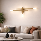HDC 9w Premium Gold Finish Designer LED Wall Light For Living Room