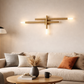 HDC 9w Premium Gold Finish Designer LED Wall Light For Living Room