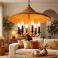 Hdc Designer Wooden Elegant Ceiling Hanging Light Chandelier for Living & Dining Areas