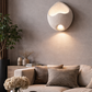 HDC Stone Bowl Abstract Resin LED Wall Light For Living Room