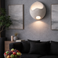 HDC Stone Bowl Abstract Resin LED Wall Light For Living Room