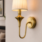 Hdc Contemporary Brass Wall Lights for Decoration Home Living Room Bedroom Bathroom Lighting Hotel Aisle Light Wall Sconce