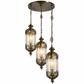 HDC Antique Design Beautiful Circular Light Fixture Ceiling Pendant Chandelier Set Of 3