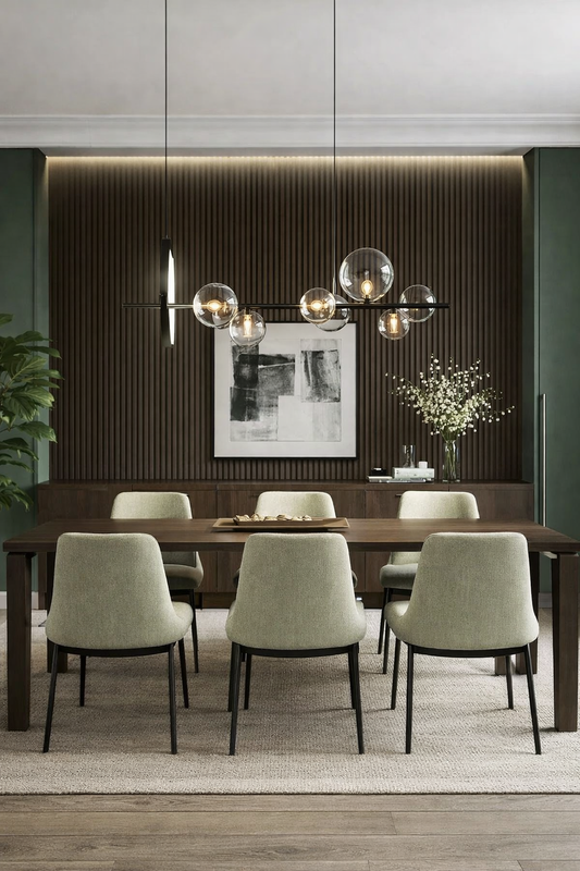 Hdc Modern Bubble Glass Chandelier for Living Room, Dining Table