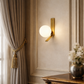 HDC Modern Glass Globe Wall Light For Living Room