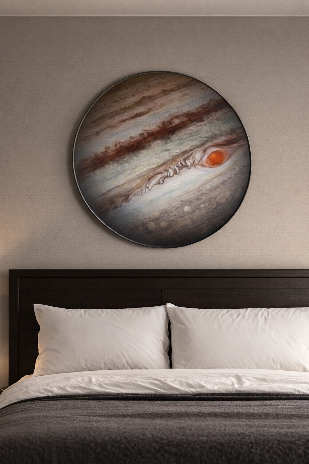 HDC 900mm Jupiter Modern Home Decoration  LED Planet Wall Night Light Bedside Ceiling Light Wall Lamp With Remote
